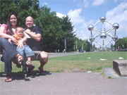 Bij het Atomium
